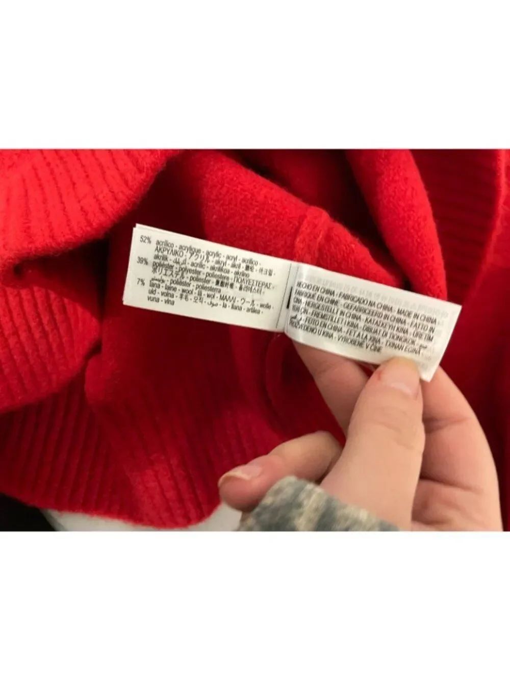 Zara Womens Sweater S Red Soft Knit Stretch Pullover Jumper Cozy 2142/161 NWT - Picture 11 of 15